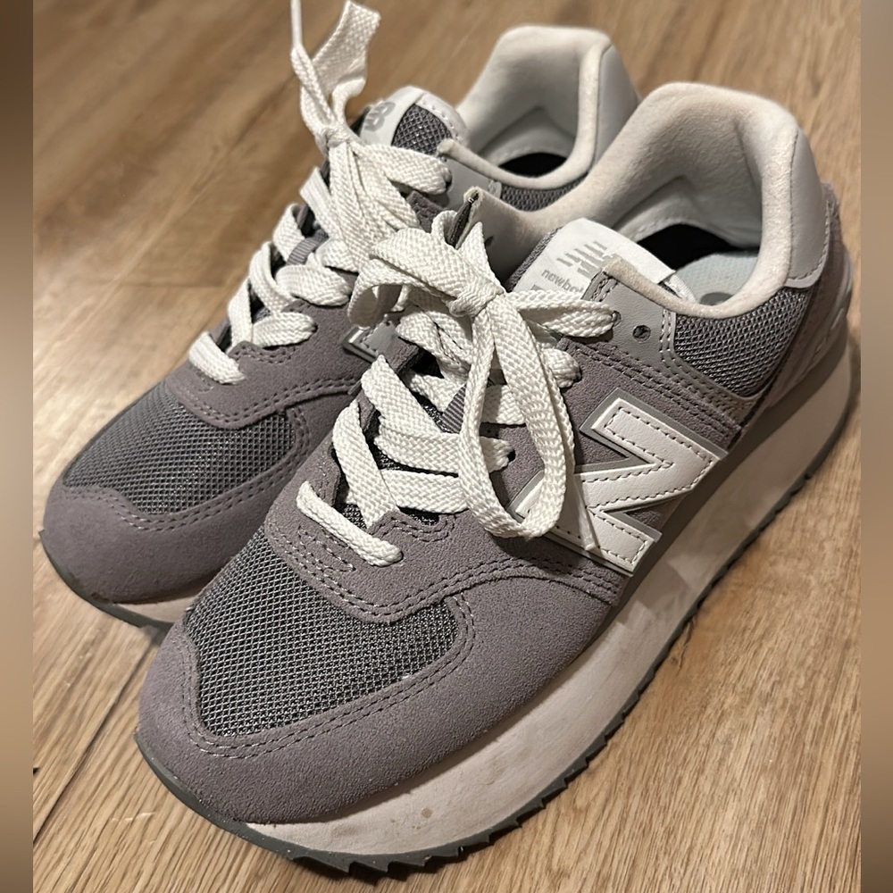 New Balance 574 'Shadow Grey’ Platform sneakers